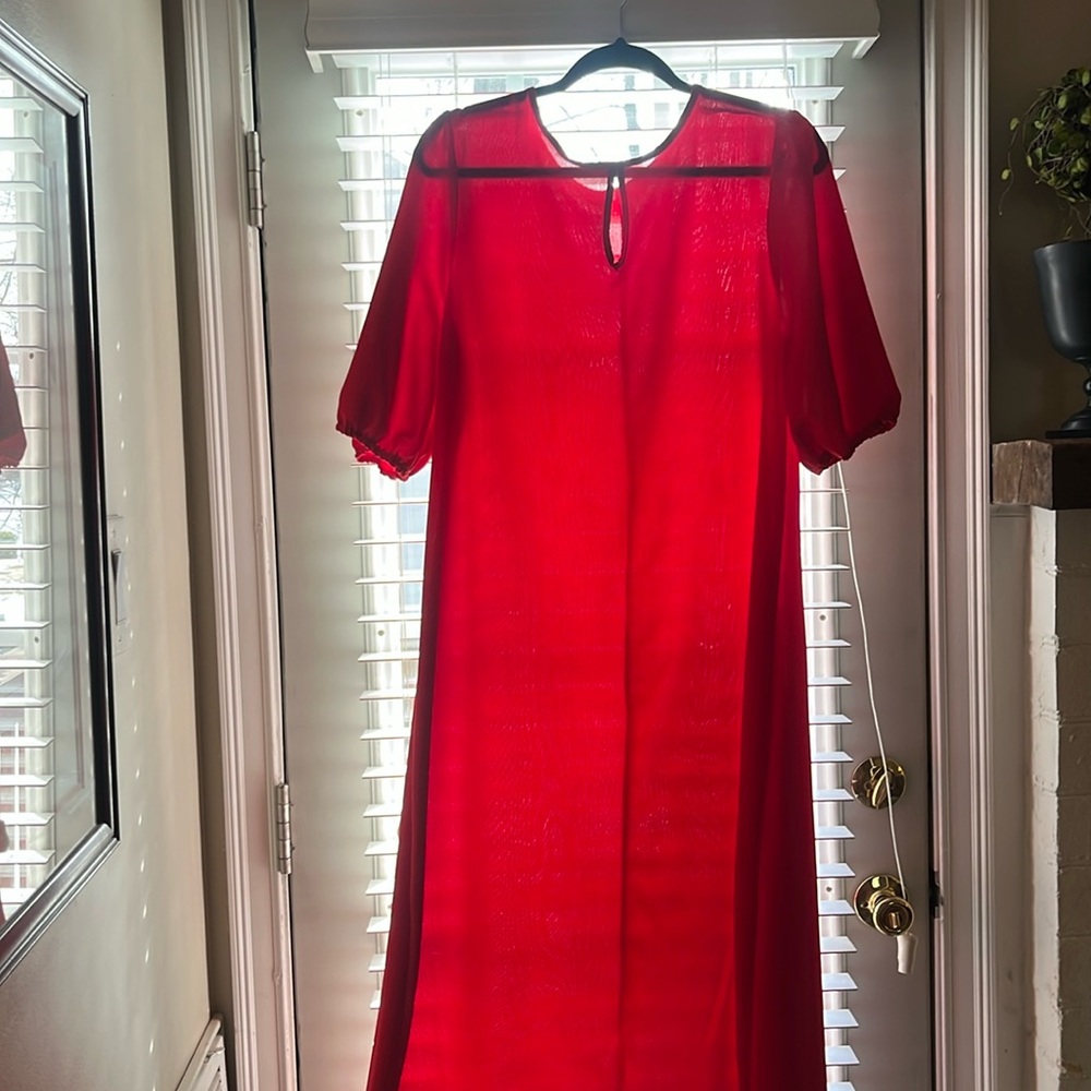 This dress was too big.